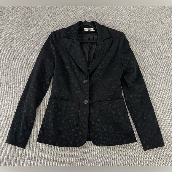 ISI- Fabrics Made in Italy Black Suit Jacket with Tailored Fit- size 4 - Picture 3 of 16